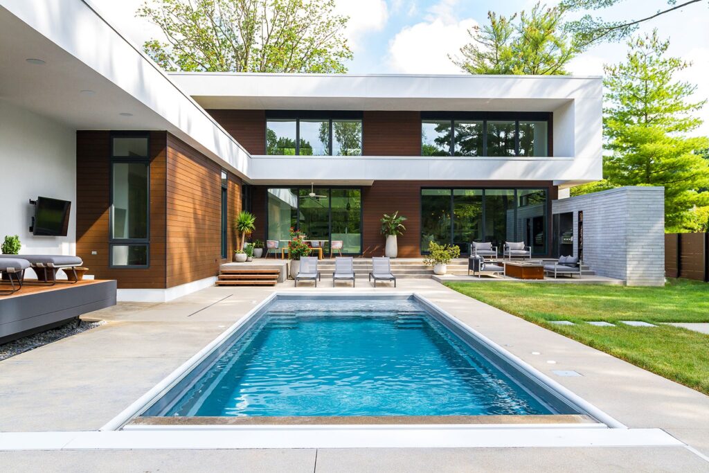 Stunning pool installation in Indianapolis - pool remodeling services in Indiana