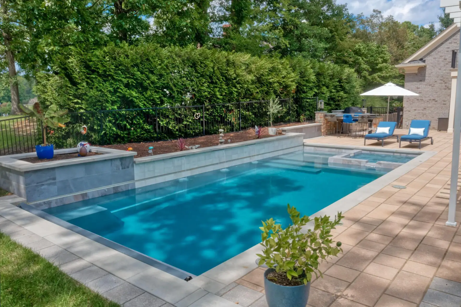 Hot Tub and Pool Combos - stunning backyard installations